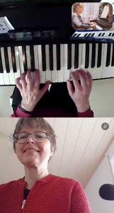 Klavierunterricht über Skype während Corona